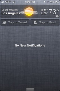 centro de notificaciones en iOS 6
