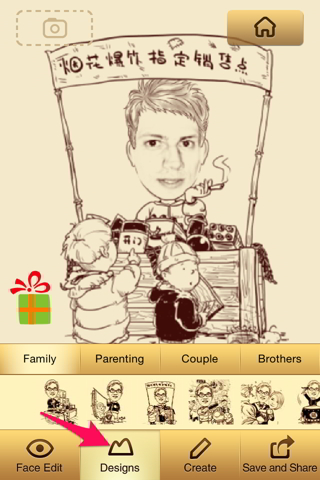 elegir caricatura crear una caricatura 3