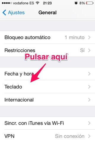 teclados  idiomas en el teclado 1