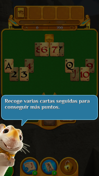 El ratón que nos enseña a jugar App de solitario de cartas