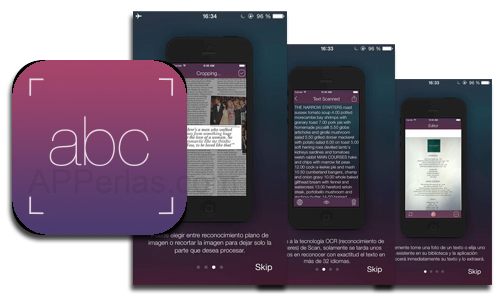 Copiar texto de fotos con OCR escáner