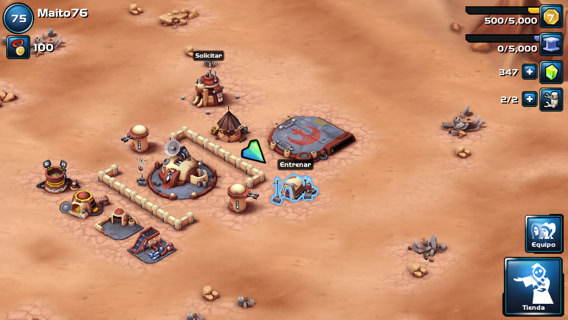 Gran interfaz Star Wars iPhone