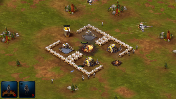 Muy buenos gráficos y sonidos Juego de Star Wars para iPhone y iPad