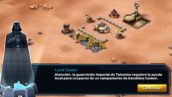 Noticias y mensajes personalizados Star Wars elige bando