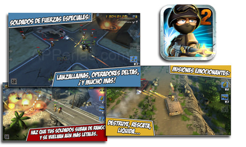 Tiny Troopers 2 iPhone y iPad