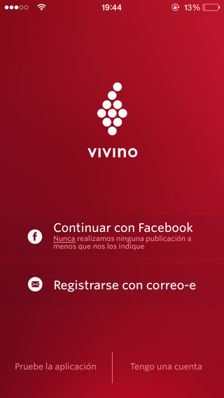 Registro información de vinos