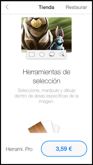 Compra la vesión PRO dibujar en iphone y iPad