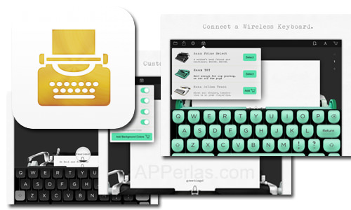 Máquina de escribir para iPad con la app Hanx Writer