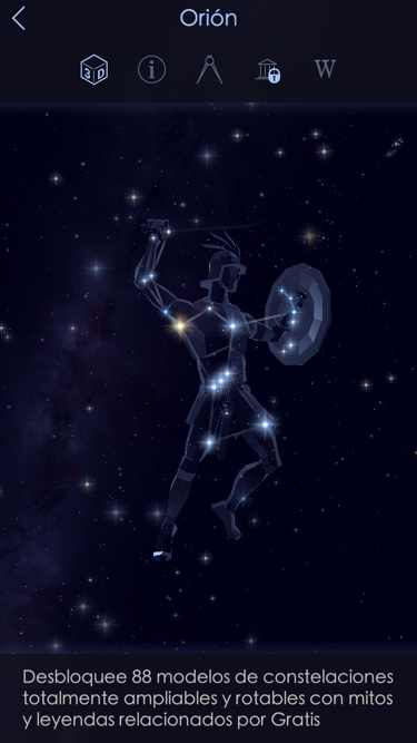 Constelaciones app de estrellas Star Walk 2