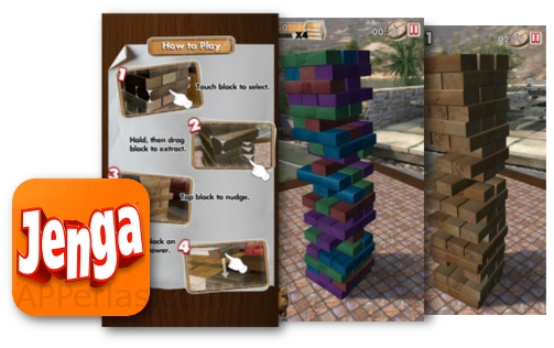 Jenga juego de palitos
